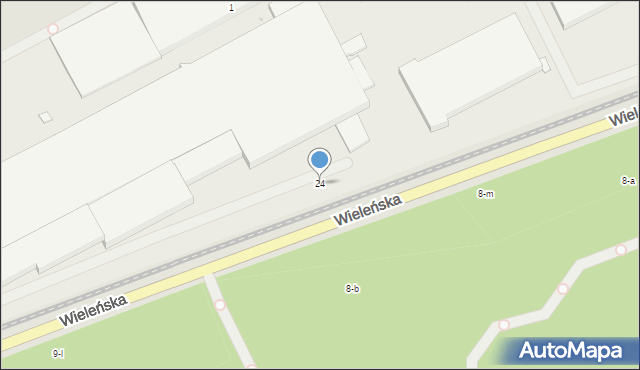 Czarnków, Wieleńska, 24, mapa Czarnków