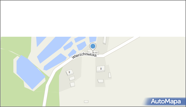 Czatkowice, Wierzchowicka, 7, mapa Czatkowice