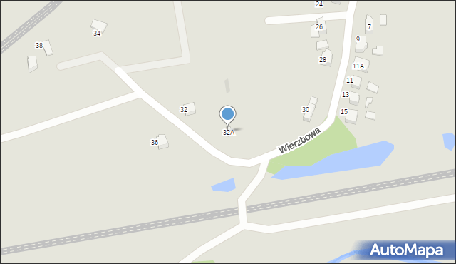Czechowice-Dziedzice, Wierzbowa, 37a, mapa Czechowic-Dziedzic