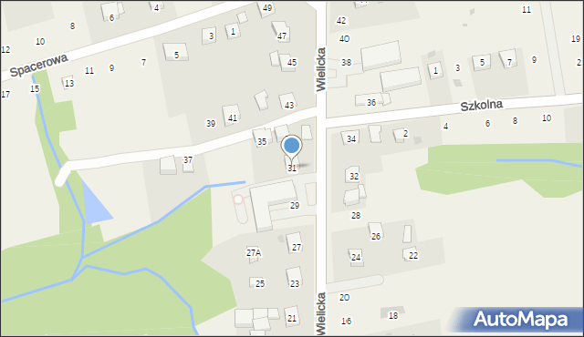 Czechówka, Wielicka, 31, mapa Czechówka