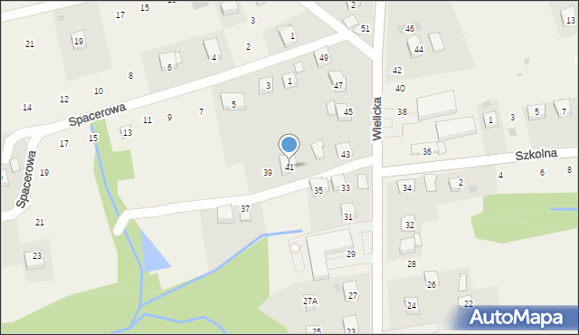 Czechówka, Wielicka, 41, mapa Czechówka