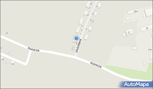 Czeladź, Widokowa, 3, mapa Czeladź