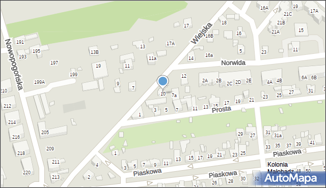 Czeladź, Wiejska, 10, mapa Czeladź