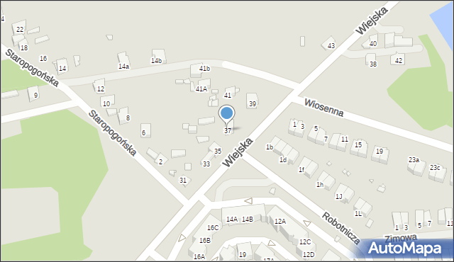 Czeladź, Wiejska, 37, mapa Czeladź