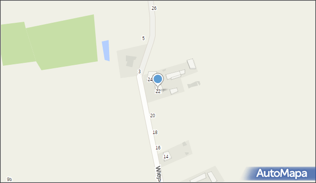 Czeremcha, Wiejska, 22, mapa Czeremcha