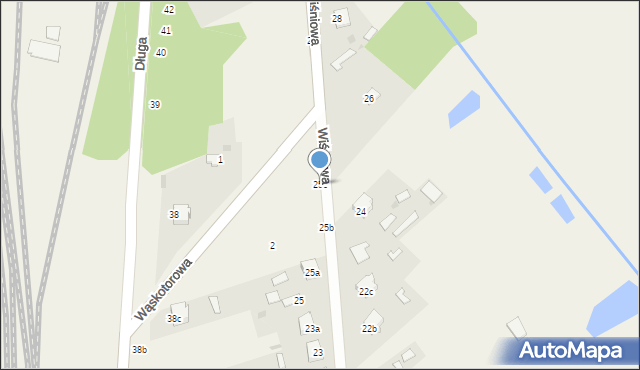 Czeremcha, Wiśniowa, 25c, mapa Czeremcha