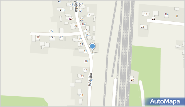 Czerniewice, Wiejska, 4, mapa Czerniewice