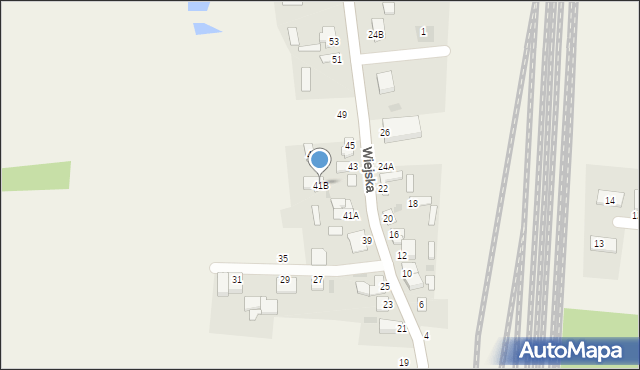 Czerniewice, Wiejska, 41B, mapa Czerniewice