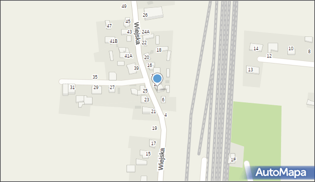 Czerniewice, Wiejska, 8, mapa Czerniewice