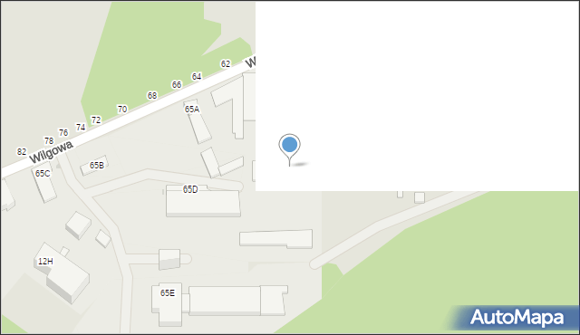 Częstochowa, Wilgowa, 65F, mapa Częstochowy