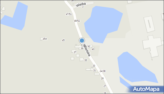 Częstochowa, Wileńska, 41, mapa Częstochowy