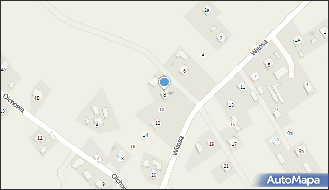 Czudec, Witosa Wincentego, 8, mapa Czudec