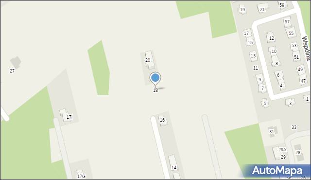 Dąbrowa Chotomowska, Wierzbowa, 18, mapa Dąbrowa Chotomowska