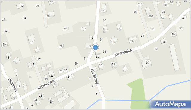 Dąbrowa Szlachecka, Wiśniowa, 2, mapa Dąbrowa Szlachecka