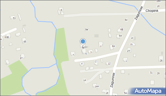 Dąbrowa Tarnowska, Wieniawskiego Henryka, 5a, mapa Dąbrowa Tarnowska