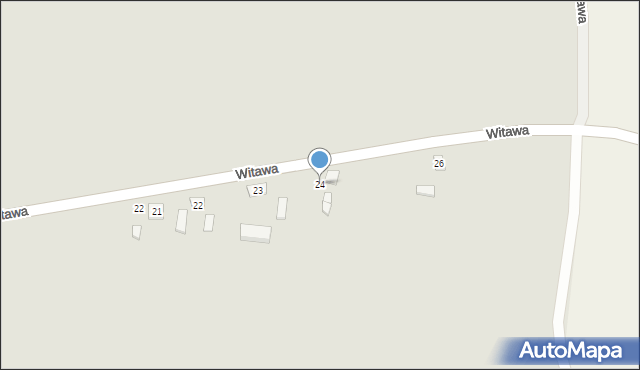 Dąbrowice, Witawa, 24, mapa Dąbrowice