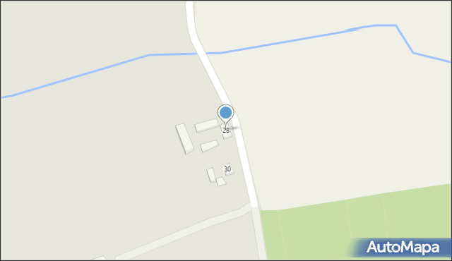 Dąbrowice, Witawa, 28, mapa Dąbrowice