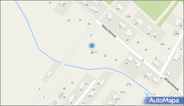 Daszewice, Wierzbowa, 25, mapa Daszewice