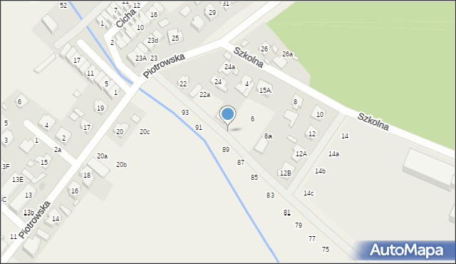 Daszewice, Wierzbowa, 68, mapa Daszewice