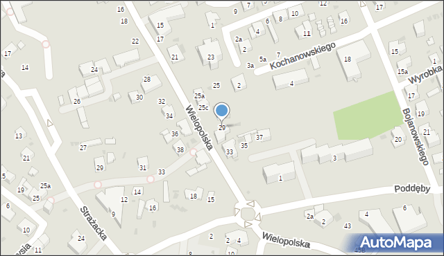 Dębica, Wielopolska, 29, mapa Dębicy