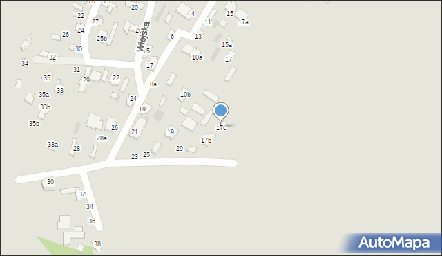 Dęblin, Wiejska, 33, mapa Dęblin