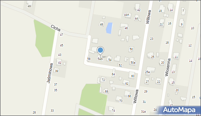 Dobczyn, Willowa, 56, mapa Dobczyn