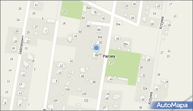 Dobczyn, Willowa, 94, mapa Dobczyn