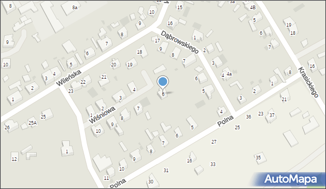 Dobiegniew, Wiśniowa, 6, mapa Dobiegniew