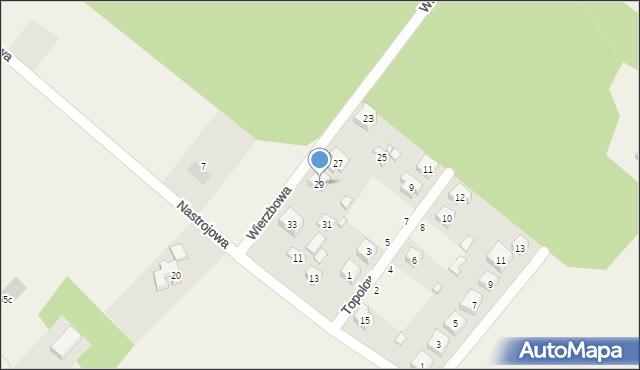 Dobieszków, Wierzbowa, 29, mapa Dobieszków