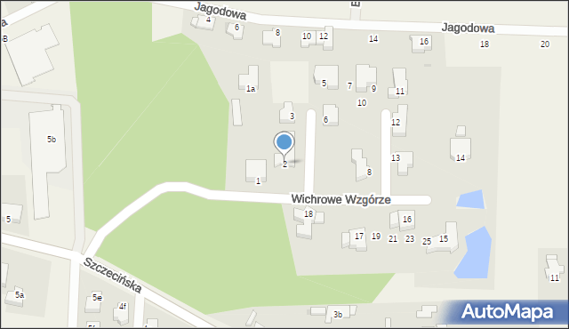 Dobra, Wichrowe Wzgórze, 2, mapa Dobra