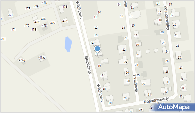Dobra, Wiklinowa, 15A, mapa Dobra