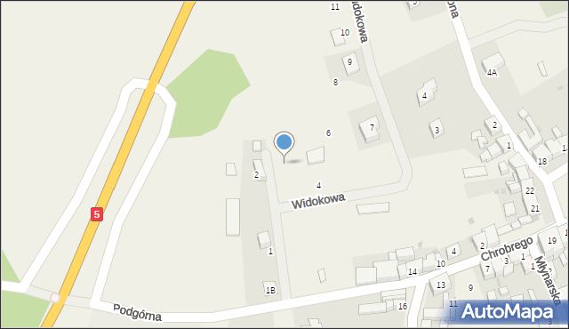 Dobromierz, Widokowa, 3, mapa Dobromierz