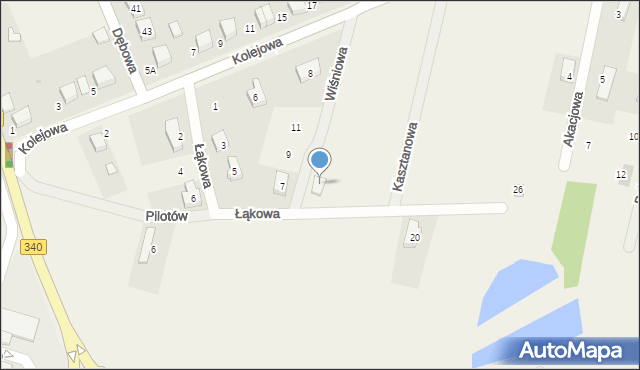 Dobroszyce, Wiśniowa, 5, mapa Dobroszyce