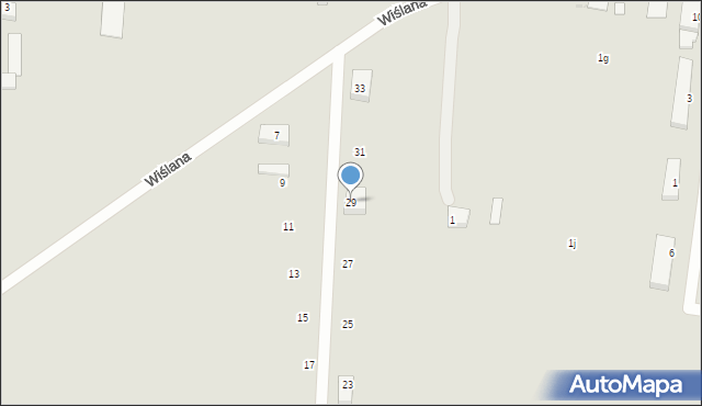 Dobrzyń nad Wisłą, Wiślana, 29, mapa Dobrzyń nad Wisłą