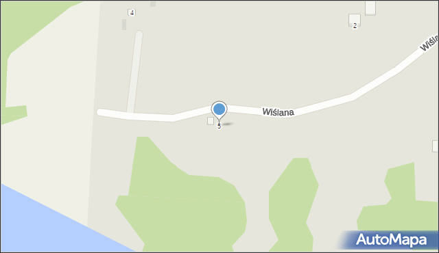 Dobrzyń nad Wisłą, Wiślana, 5, mapa Dobrzyń nad Wisłą