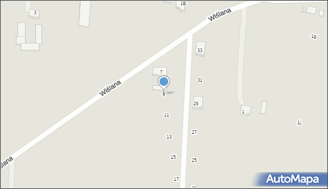 Dobrzyń nad Wisłą, Wiślana, 9, mapa Dobrzyń nad Wisłą