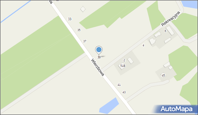 Dobrzyniec, Wierzbowa, 39, mapa Dobrzyniec