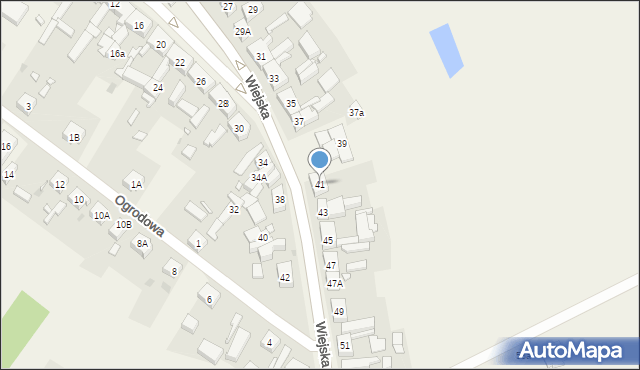 Dolice, Wiejska, 41, mapa Dolice