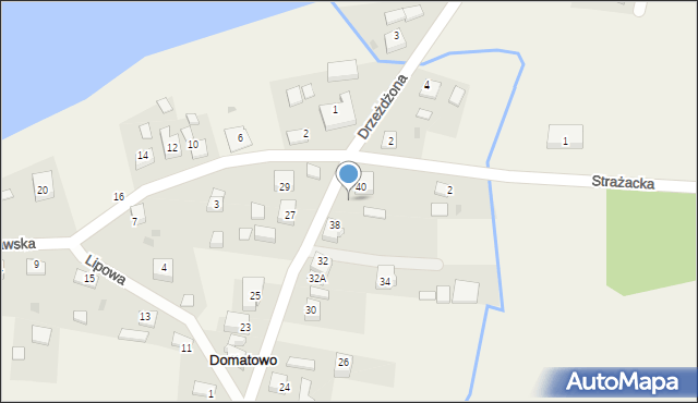 Domatowo, Wiejska, 42, mapa Domatowo
