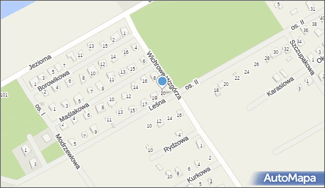 Dominice, Wichrowe Wzgórza, 10, mapa Dominice