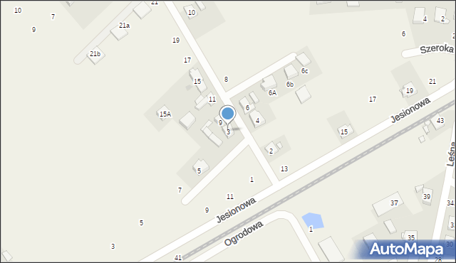 Dopiewiec, Wierzbowa, 3, mapa Dopiewiec