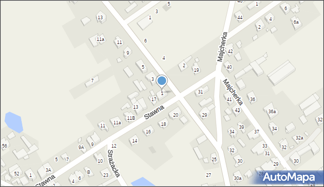 Dopiewo, Więckowska, 1, mapa Dopiewo