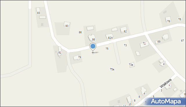 Drewnica, Wiślana, 77, mapa Drewnica