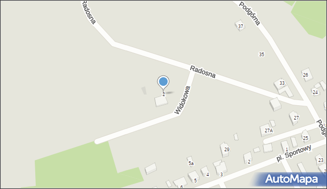 Drezdenko, Widokowa, 2, mapa Drezdenko