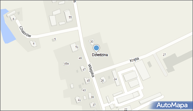 Drogomyśl, Wiejska, 28, mapa Drogomyśl