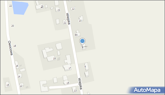 Drogomyśl, Wiejska, 8, mapa Drogomyśl