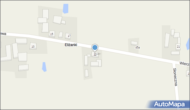 Droszew, Wierzbowa, 12, mapa Droszew