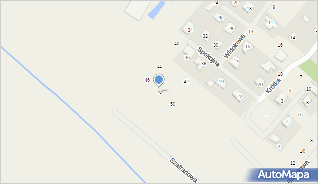 Drużyna, Widokowa, 48, mapa Drużyna