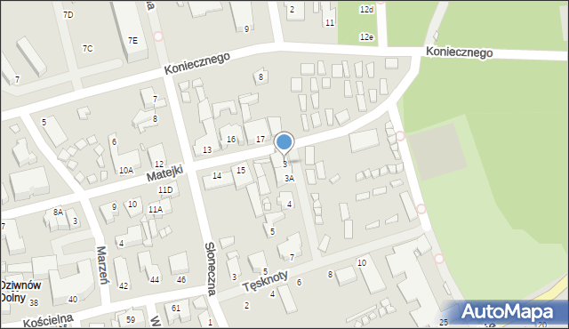 Dziwnów, Wilków Morskich, 3, mapa Dziwnów