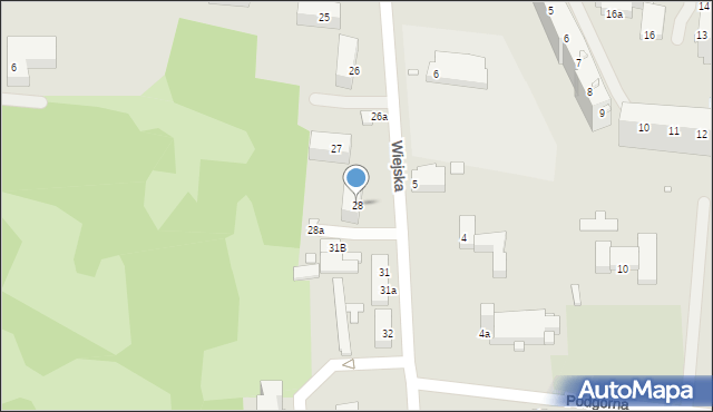 Elbląg, Wiejska, 28, mapa Elbląga